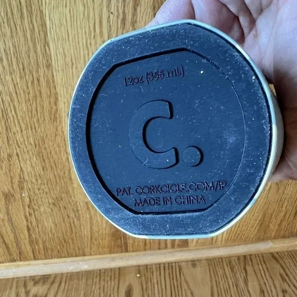 Corkcicle Slim Can Cooler Woodland Camo 12 oz Insulated Green Gray - Picture 6 of 10